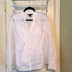 Style & Co Sheer Blouse with Cami